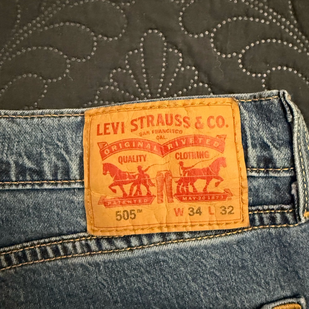 Levi's Blue Straight Jeans Classic Style